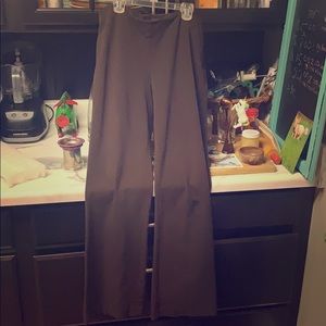 straight leg stretch brown slacks, the limited sz6